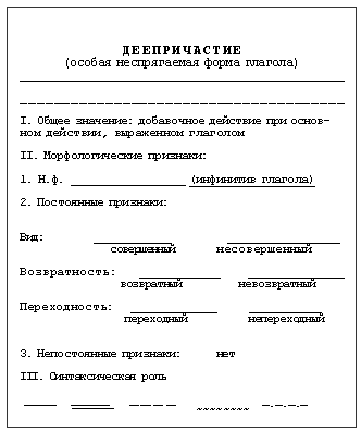 Деепричастие